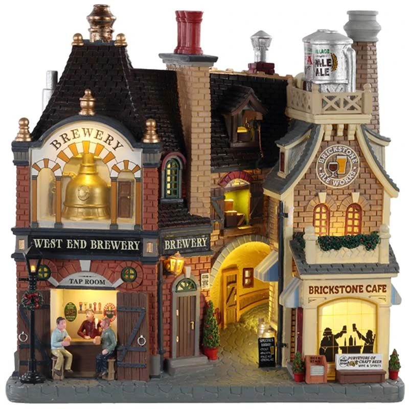 Lemax Beersmith Row - Lighted Facade 3 Lemax Beersmith Row - Lighted Facade