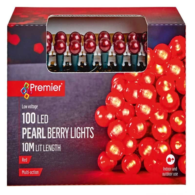 100 LED Pearl Berry Christmas Lights 5 100 LED Pearl Berry Christmas Lights - Image 3
