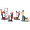 Lemax Getting Ready To Decorate (Set Of 4) - Figurine Set -Christmas Decoration Store 12030 getting ready to decorate web
