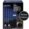 240 LED Flexibright Curtain Lights On Clear Cable -Christmas Decoration Store 240 flexibrights curtain mix 1