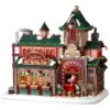 Lemax Santa's Reindeer Stables - Lighted Building -Christmas Decoration Store 25926 santas reindeer stables web