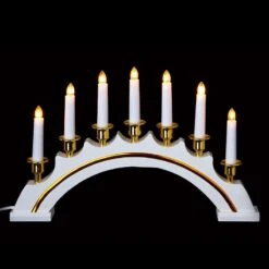 45cm Candlebridge Light Arch 7 45cm Candlebridge Light Arch -Christmas Decoration Store 7l candlebridge arch white web