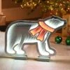 40cm Polar Bear Infinity LED Display Light 2 40cm Polar Bear Infinity LED Display Light -Christmas Decoration Store christmas polar bearr infinty light web2