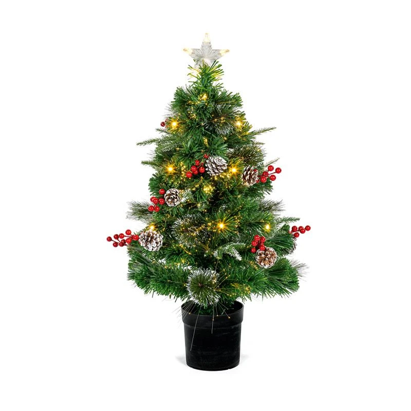 New Jersey Spruce Fibre Optic Christmas Tree 3 New Jersey Spruce Fibre Optic Christmas Tree