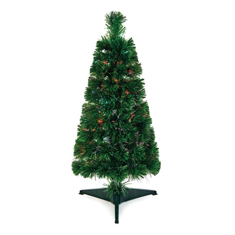 Slim Crystal Tipped Fibre Optic Christmas Tree 3 Slim Crystal Tipped Fibre Optic Christmas Tree