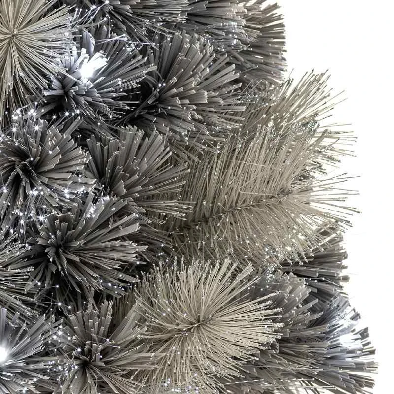 Silver Tipped Fir LED Fibre Optic Christmas Tree 4 Silver Tipped Fir LED Fibre Optic Christmas Tree - Image 3