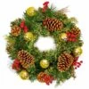 Gold Dressed Christmas Wreath -Christmas Decoration Store gold dressed wreath df187169 web