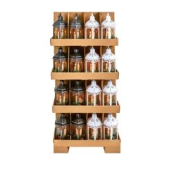 Flickering Flame 33cm Hexagonal Battery Lantern - 2 Assorted Colours 9 Flickering Flame 33cm Hexagonal Battery Lantern - 2 Assorted Colours -Christmas Decoration Store hexagona lantern web