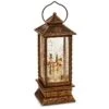 Vintage Lantern With Snowman Family LED Water Spinner -Christmas Decoration Store lb162000 snowman