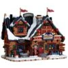 Lemax Apres-Ski Lodge - Lighted Building -Christmas Decoration Store lemax apresski lodge web