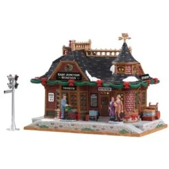 Lemax East Junction Station - Lighted Building