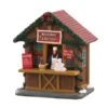 Lemax Mulled Wine & Ciders - Lighted Building -Christmas Decoration Store lemax mulled wine market web