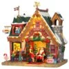 Lemax Santa's Cabin - Lighted Building -Christmas Decoration Store lemax santa cabin web