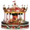 Lemax Santa Carousel - Carnival Ride -Christmas Decoration Store lemax santa carousel web