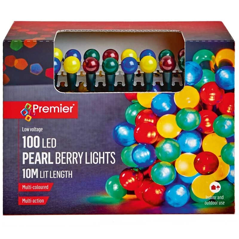 100 LED Pearl Berry Christmas Lights 6 100 LED Pearl Berry Christmas Lights - Image 4
