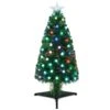 Multi Coloured LED Fibre Optic Ball Christmas Tree 1 Multi Coloured LED Fibre Optic Ball Christmas Tree -Christmas Decoration Store premier fo tree ft183027