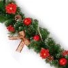 Red Dressed Christmas Garland - 1.8m