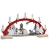 45cm Wooden Santa & Sleigh Candlebridge Light Arch -Christmas Decoration Store santas sleigh 45cm candlebridge web