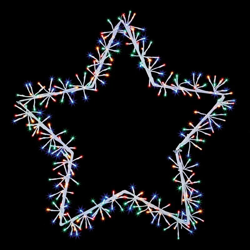 Premier White Twinkling Wall Star Christmas Light Decoration 4 Premier White Twinkling Wall Star Christmas Light Decoration - Image 2