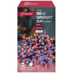 Rainbow LED Supabrights With Timer -Christmas Decoration Store supabrights 360 leds rainbow web