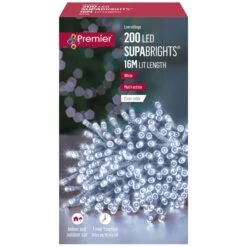 Christmas Decoration Store -Christmas Decoration Store supabrights clear cable 200 white web