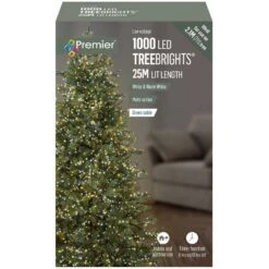 White & Warm White Coloured LED Treebrights With Timer 8 White & Warm White Coloured LED Treebrights With Timer -Christmas Decoration Store treebrights 1000 mix ww web