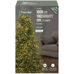 Warm White Coloured LED Treebrights With Timer 8 Warm White Coloured LED Treebrights With Timer -Christmas Decoration Store treebrights 1000 warm white web