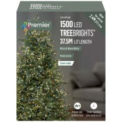 White & Warm White Coloured LED Treebrights With Timer 9 White & Warm White Coloured LED Treebrights With Timer -Christmas Decoration Store treebrights 1500 mix ww web