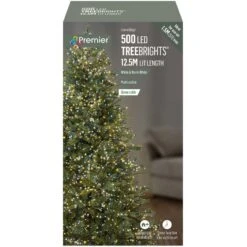 White & Warm White Coloured LED Treebrights With Timer