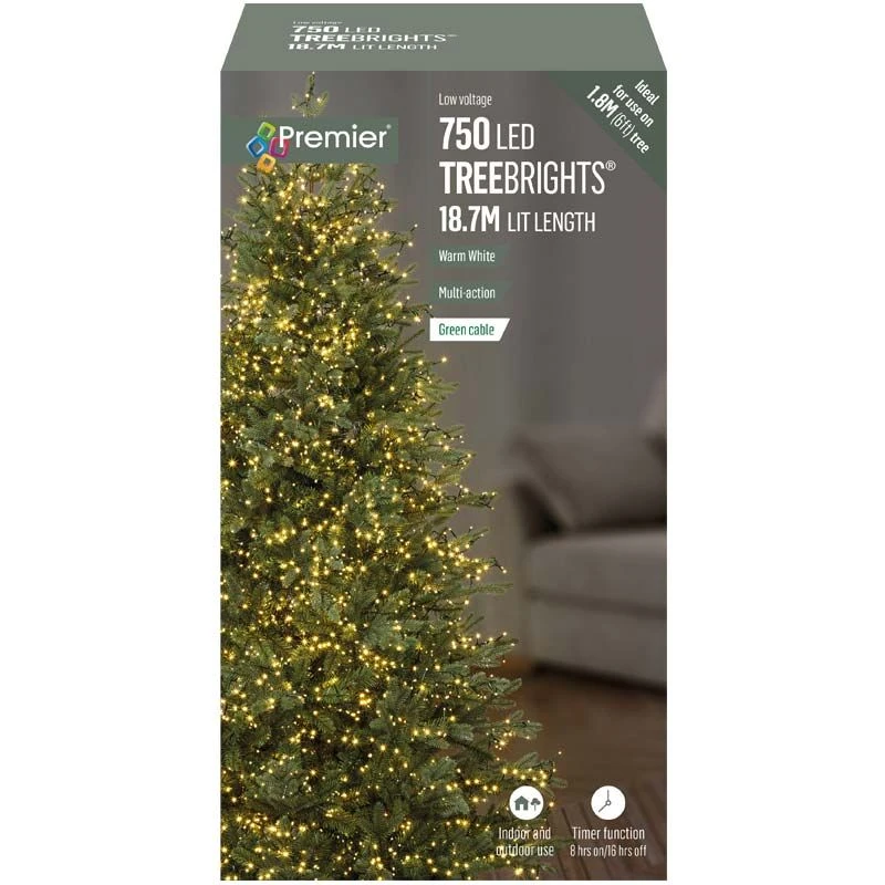 Warm White Coloured LED Treebrights With Timer 4 Warm White Coloured LED Treebrights With Timer - Image 2