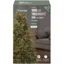 Multi Coloured LED Treebrights With Timer -Christmas Decoration Store treebrights multi 1000 web